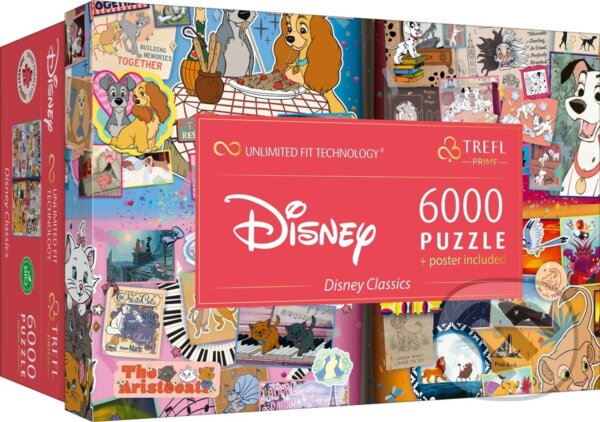 Levně Puzzle UFT: Velká kniha Disney - puzzle z kategorie Disney