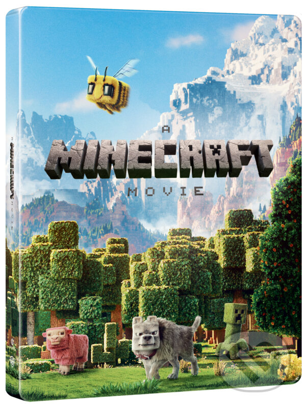 Levně Minecraft vo filme 2BD - steelbook - motiv Day Scene - film z kategorie Rodinné, animované a detské
