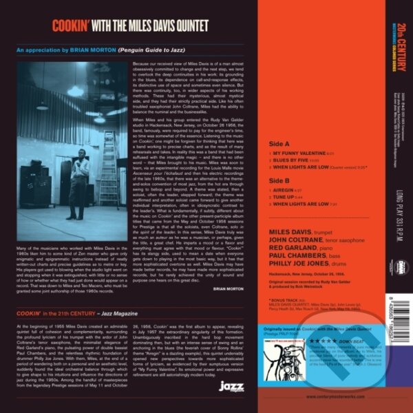 Levně Miles Davis: Cookin´ / Colour Tbc LP - Davis Miles