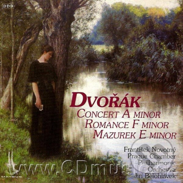 Levně Antonín Dvořák: Koncert A Moll,Romance F Moll,Mazurek