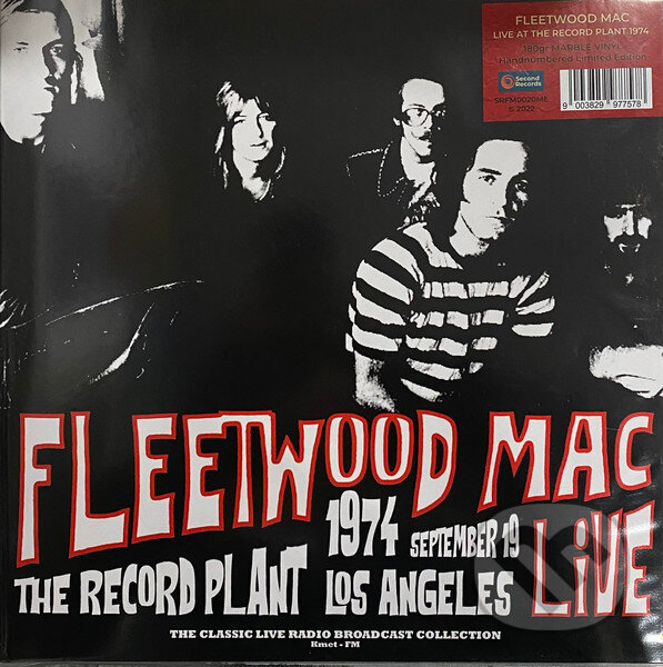 Kniha Mac Fleetwood: Live At The Record Plant 1974 (Red Marble) LP
