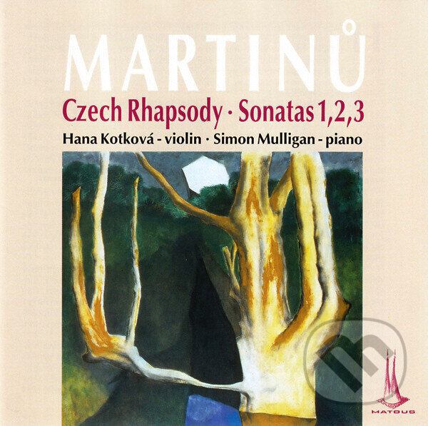 Levně Bohuslav Martinu: Czech Rhapsody Sonatas No.1,2,3