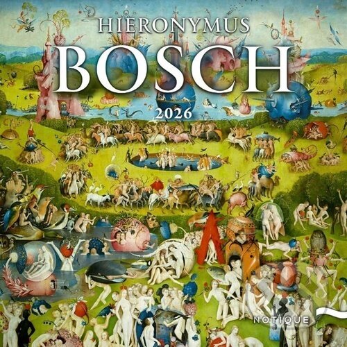 NOTIQUE nástěnný poznámkový kalendář Hieronymus Bosch 2026 (Notique)