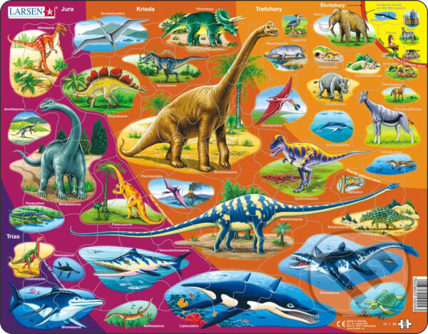 Levně Pravek - Dinosaury SK HL1 - puzzle z kategorie Náučné puzzle