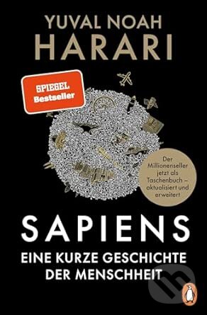 Kniha: SAPIENS - Eine kurze Geschichte der Menschhei (Yuval Noah Harari). Penguin Books, 2024