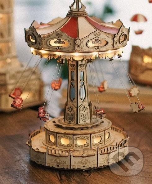 Levně NiXiM LED 3D puzzle/Funkční řetízkový kolotoč - puzzle z kategorie 3D puzzle