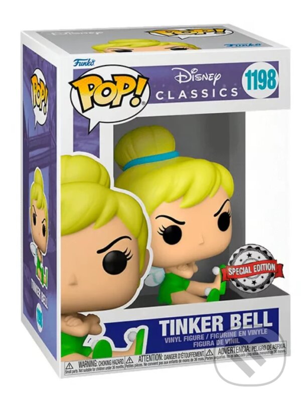 Levně Funko POP Disney: Grumpy Tinkerbell (s možností CHASE verze) #1198