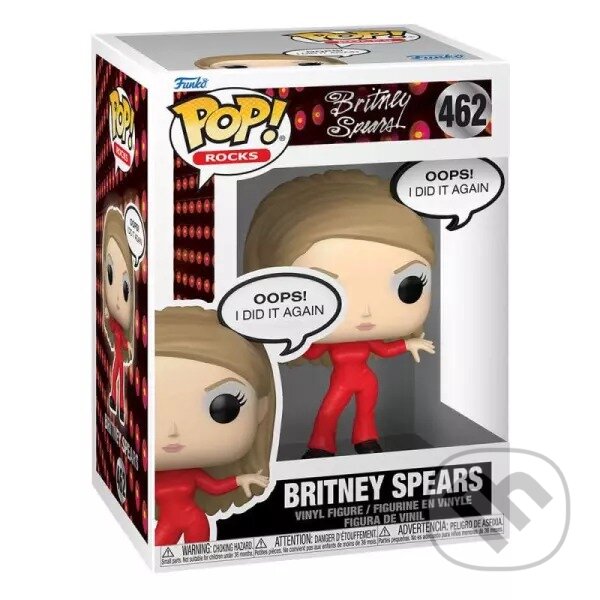 Levně Funko POP Sayings: Britney Spears - Oops, I Did It Again #462