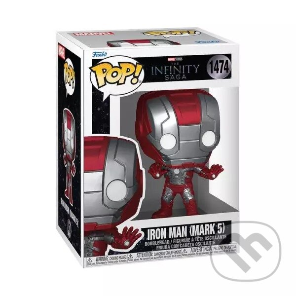 Levně Funko POP Marvel: The infinity Saga - Iron Man (Mark 5) #1474