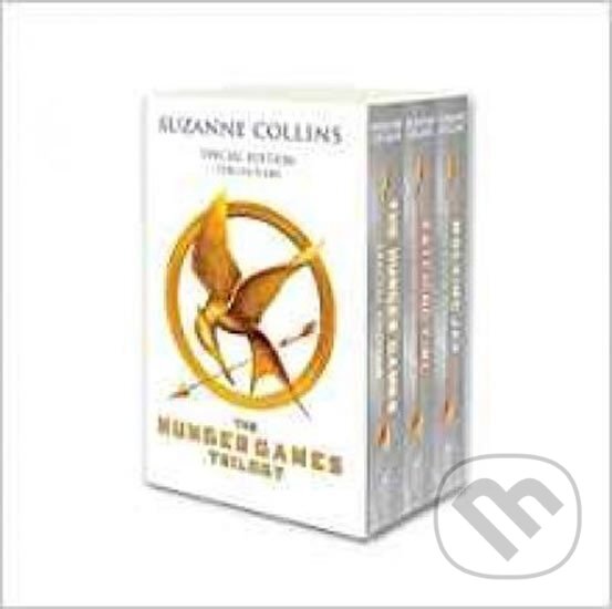 Kniha: Hunger Games Trilogy (white anniversary boxed set) (Suzanne Collinsová). Scholastic, 2018