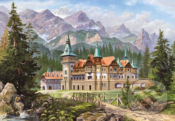 Puzzle: Kópia: Zámok v údoli hôr (Castorland). Castorland