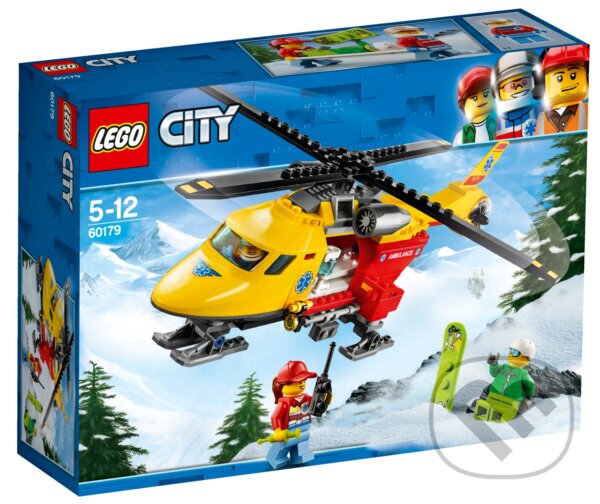 LEGO City Great Vehicles 60179 Záchranársky vrtuľník, LEGO, 2018