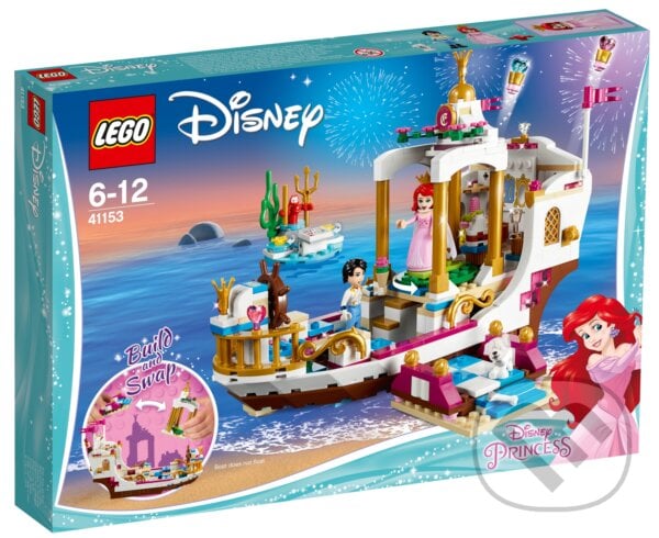 LEGO Disney Princess 41153 Arielin kráľovský čln na oslavy, LEGO, 2017