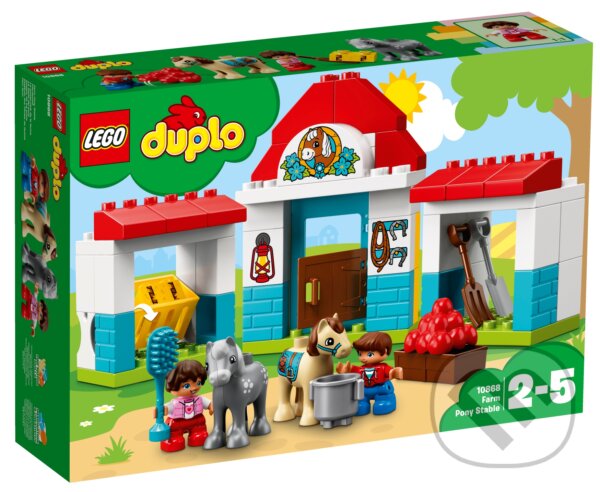 LEGO DUPLO Town 10868 Stajne pre poníka, LEGO, 2018
