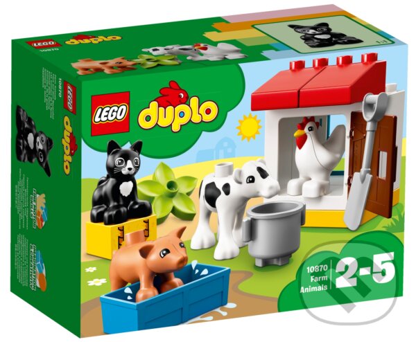 LEGO DUPLO Town 10870 Zvieratká z farmy, LEGO, 2018