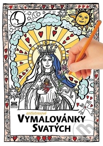 Levně Antistresové vymalovánky svatých - Dora Lukášová - kniha z kategorie Náboženská literatúra