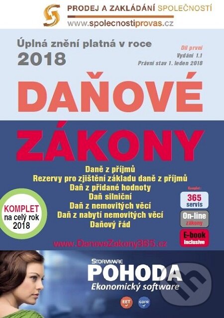 E-kniha: Daňové zákony 2018 (DonauMedia). DonauMedia, 2017