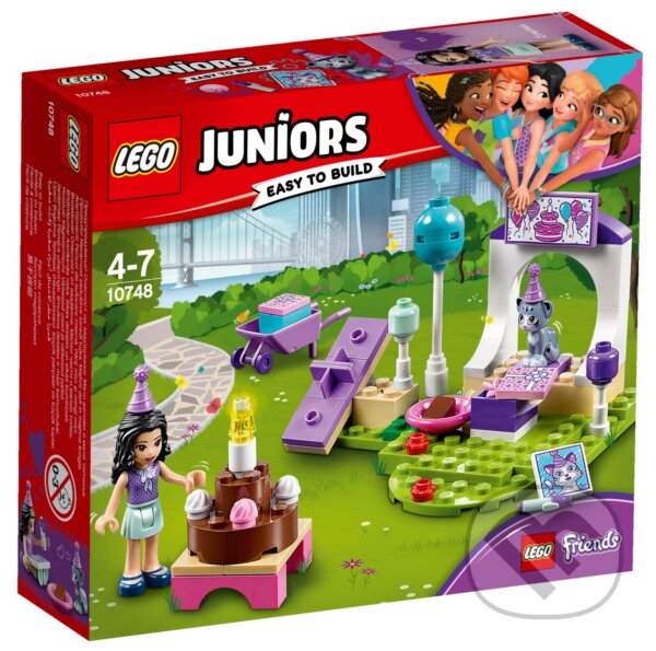 LEGO Juniors 10748 Emma a oslava pre maznáčikov, LEGO, 2018