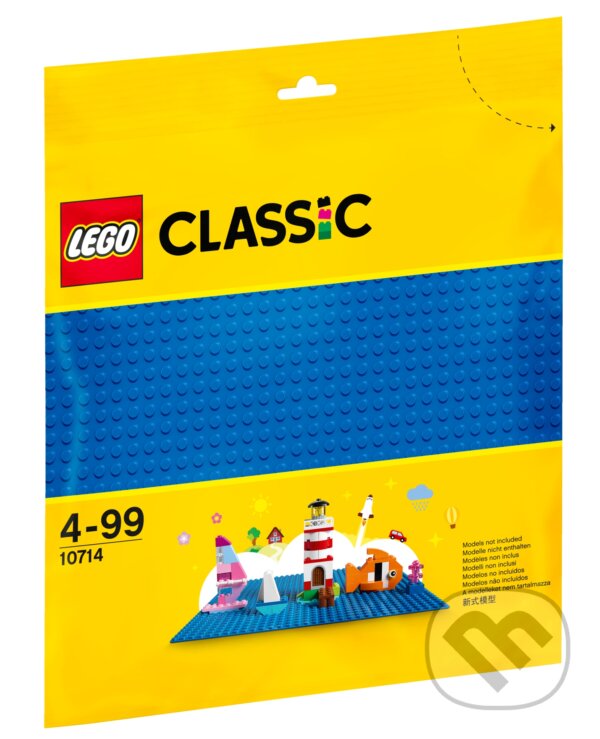 LEGO Classic - Modrá podložka na stavanie, LEGO, 2018