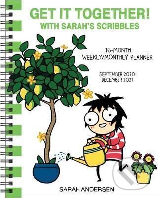 Kniha: Sarah´s Scribbles 16-Month 2020-2021 Weekly/Monthly Planner Calendar : Get It Together! (Sarah Andersen). Andrews McMeel, 2020