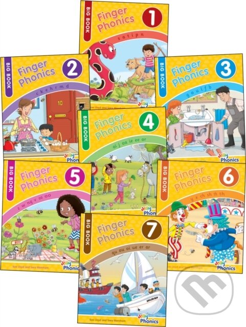Kniha: Finger Phonics Big Books 1-7 (Sara Wernham a Sue Lloyd). Jolly Phonics, 2022