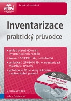 Kniha: Inventarizace praktický průvodce 2011 + CD (Jaroslava Svobodová). ANAG, 2011