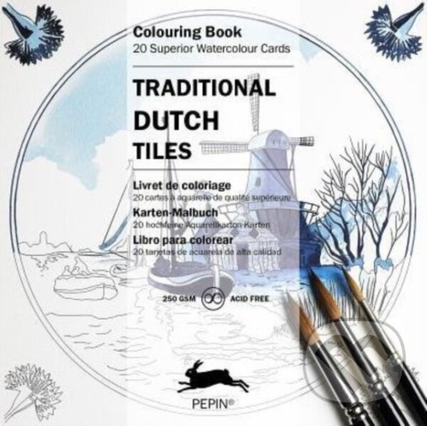 Kniha: Traditional Dutch Tiles Coloring book (Pepin Van Roojen). Pepin Press, 2015