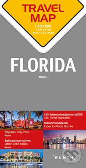 Kniha: Florida 1:800T TravelMap KUNTH (Marco Polo). Marco Polo, 2017