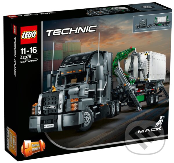 LEGO Technic 42078 Mack® nákladiak, LEGO, 2018