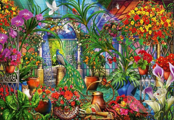 Levně Tropical Green House - Ciro Marchetti - puzzle z kategorie Umelecké