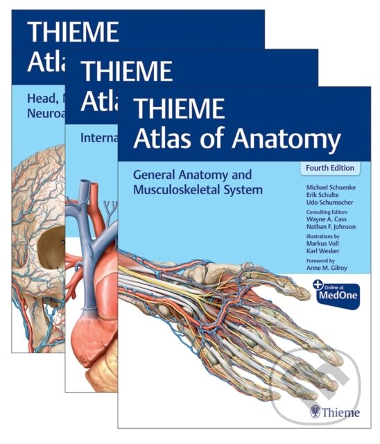 Levně THIEME Atlas of Anatomy, Three Volume Set, Fourth Edition - kniha z kategorie Medicína