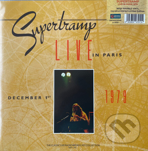 Levně Supertramp: Live In Paris 1979 (Marble) LP (2 LP)