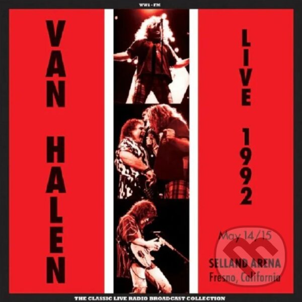 Kniha Van Halen: Live At Selland Arena Fresno 1992 (Red Marble) LP