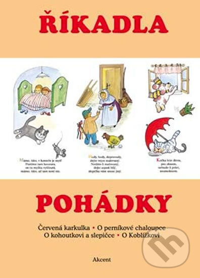 Kniha: Říkadla a pohádky (Gabriela Kopcová). Akcent Print, 2012