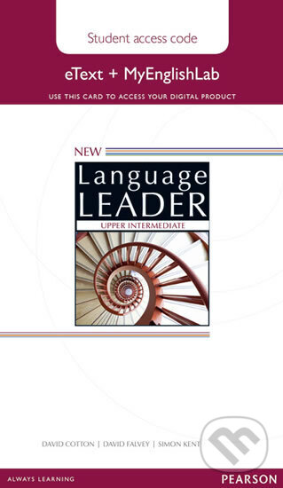 Kniha: New Language Leader Upper Intermediate eText Access Card with MyEnglishLab Pack (David Cotton). Pearson