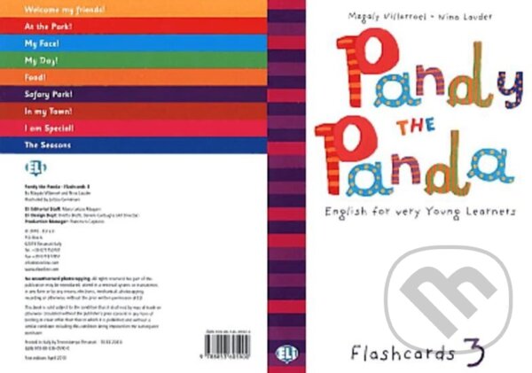Kniha: Pandy the Panda - 3 Flashcards (Magaly Villarroel a Nina Lauder). Eli, 2011