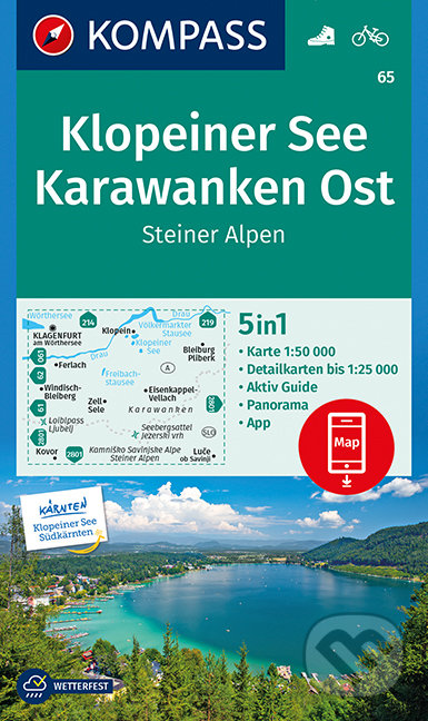 Levně Klopeiner See, Karawanken Ost (Steiner Alpen (WK 65))