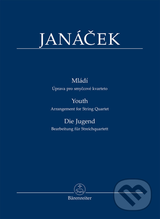Levně Mládí - Úprava pro smyčcové kvarteto (studijní partitura) TP521 - kniha z kategorie Noty