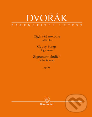 Levně Cigánské melodie op. 55 pro hlas a klavír BA 10431 - kniha z kategorie Zborníky