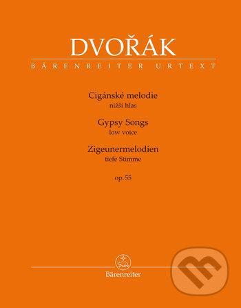 Levně Cigánské melodie op. 55 pro hlas a klavír BA 10432 - kniha z kategorie Zborníky
