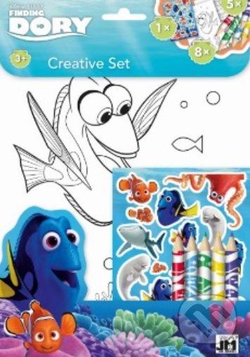 Levně Dory: Vymaľovanková súprava s pastelkami (Creative set) - kniha z kategorie Pre deti