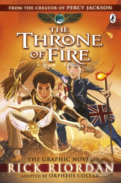 Levně The Throne of Fire: The Graphic Novel (The Kane Chronicles Book 2)