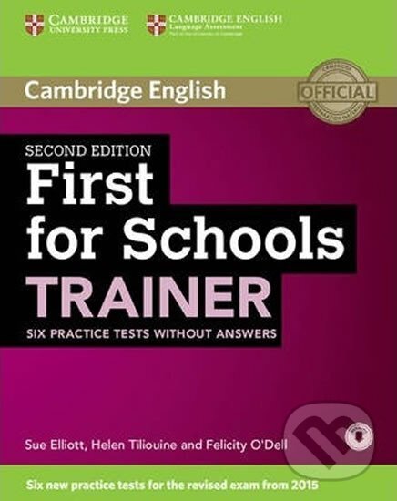 Kniha First for Schools Trainer Six Practice Tests without Answers with Audio