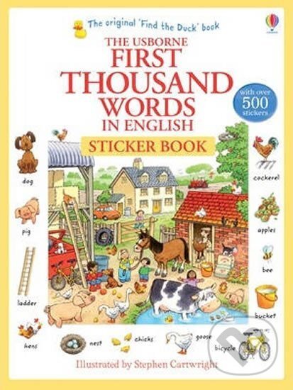 Levně 1000 Words in English Sticker - Heather Amery