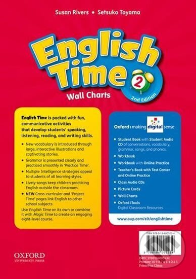 Kniha: English Time 2 Wall Charts (2nd) (Susan Rivers). Oxford University Press, 2011