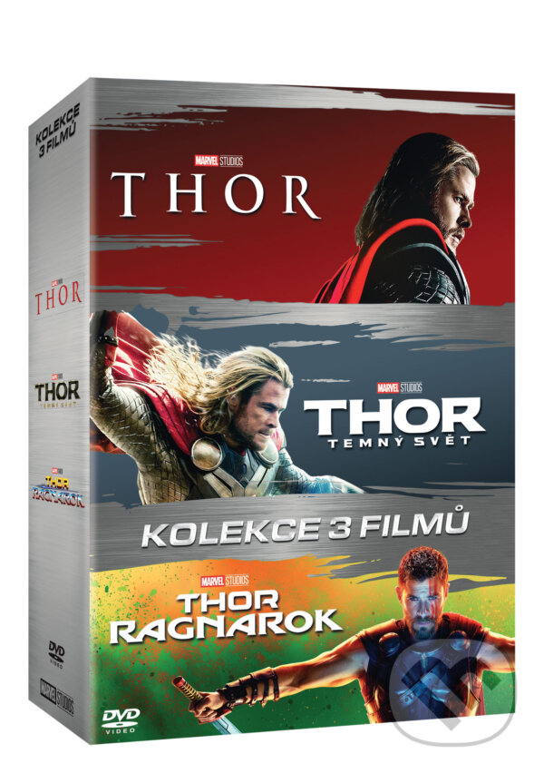 Levně Thor kolekce 1-3 (3 DVD) - Taika Waititi, Alan Taylor,Kenneth Branagh - film z kategorie Akčné thrillery
