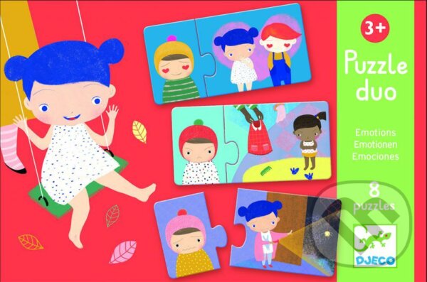 Puzzle: Puzzle Duo - Emócie (Djeco). Djeco, 2019