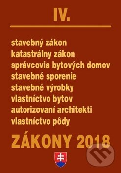 Kniha: Zákony 2018 IV. (Poradca s.r.o.). Poradca s.r.o., 2018