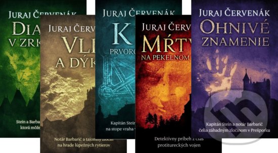 Levně Kapitán Stein a notár Barbarič 1-5 (kolekcia) - Juraj Červenák - kniha z kategorie Detektívky