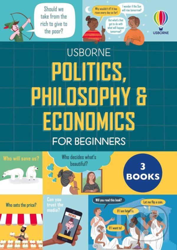 Levně Politics, Philosophy And Economics For Beginners Box Set 3 Books